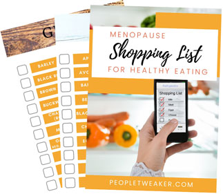 Menopause shopping list for healthy eating